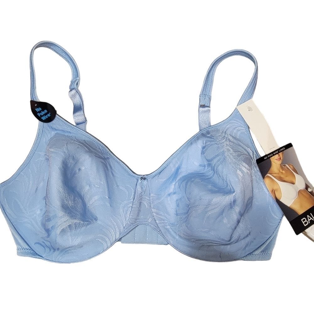 Bali Nwt No Poke Underwire Lined Bra 40D